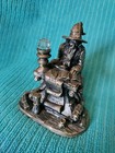 The Scribe Wizzard 3801 Wapw pewter figure Uk jeweled Magic Mythical Gothic 3.5"