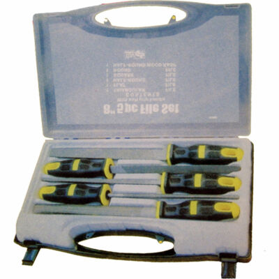 5pc 8 200mm Soft Grip Assorted Engineer Metal File Set Heavy Duty - Foto 9