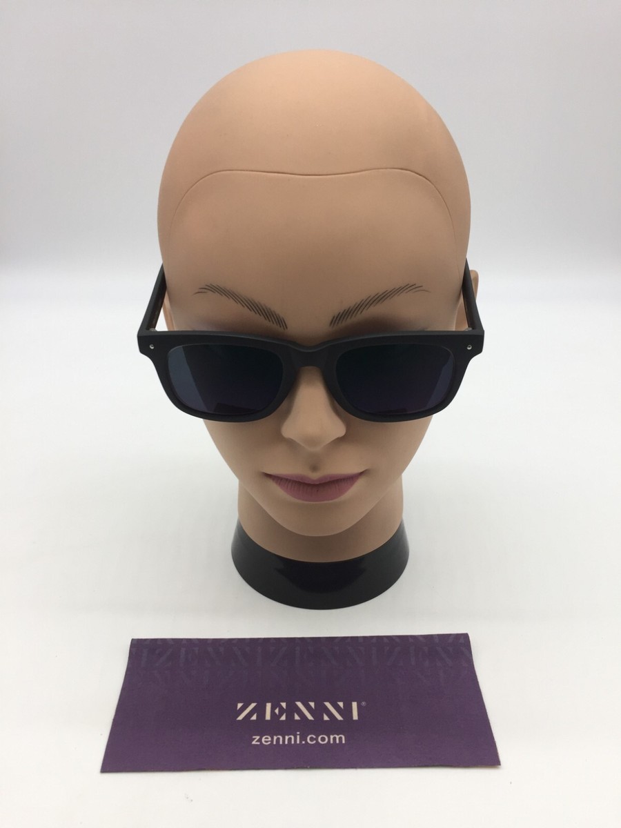 Zenni 125221 Klutch Player Black Eyeglasses Optical Frame 50-20