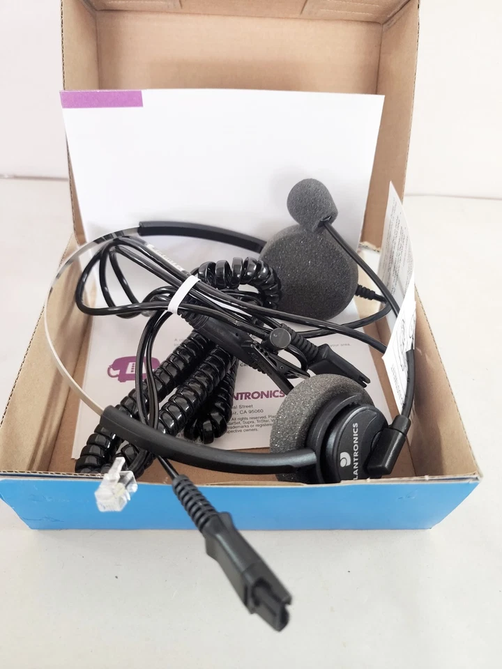 Plantronics H61N Supra Plus Binaural Noise Cancelling Headset - Image 2 of 3