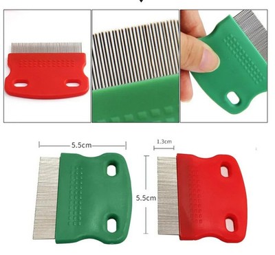 And Thick Cat Stainless Hair Hair Grooming Combs Pets Fur Flea Pig Removal Guine