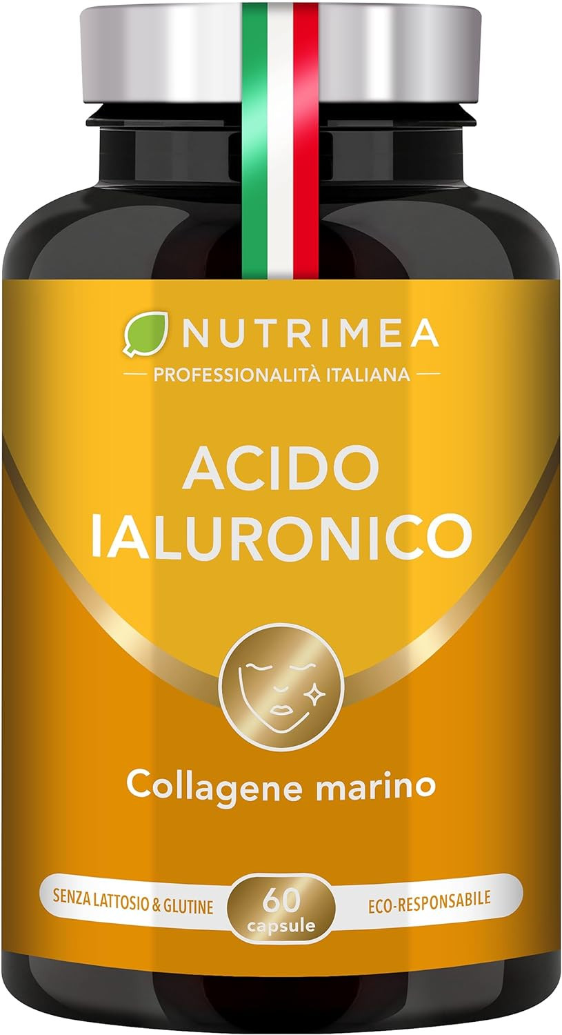 Acido Ialuronico | Con Collagene Marino | Ricco Di Vitamina a E C | Antirughe E 