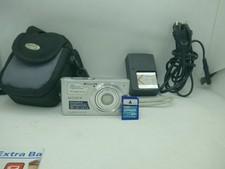 Sony Cyber-shot DSC-W610 Silver 14.1MP. Memory Stick 2GB Tested Works