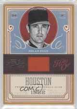 2012 Playoff Prime Cuts Hats Off 73/99 Nolan Ryan #5 HOF e8a