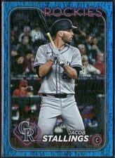 2024 Topps Update Blue Foil Jacob Stallings /999 #US246 Colorado Rockies