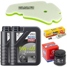 Olio 2L Manutenzione Filtro Aria Filtro Olio Candela per Piaggio Carnaby 300 ie 2010-2013