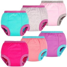 Baby boy's and Girl's Potty Training Pants, 100 Cotton Soft and Absorbent, 1...