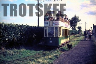 35mm Slide Eastbourne Tramway Tram Strasssenbahn 7 1968 Original