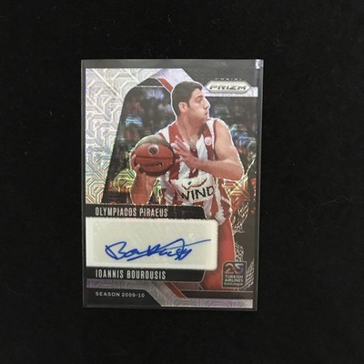 Ioannis Bourousis 2024-25 Panini Prizm Euroleague #SI-IOA Mojo Auto #03/25