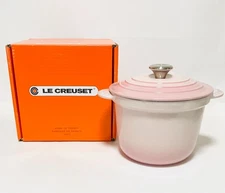 Le Creuset Cocotte Every Rice Pot 20cm 2.8L Shell Pink Cast Iron from Japan NEW