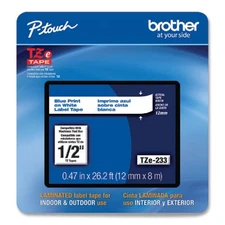 Brother International TZE233CS Tze Laminated Removable Label Tapes, 0.47" X 26.2
