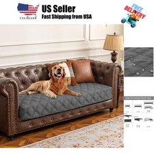 Waterproof Dog Bed Cover Pet Blanket with Anti-Slip Back for Furniture Bed Co...