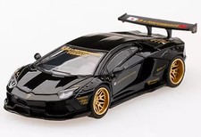 1/64 TSM Model Lamborghini Aventador LB-Works Black MGT00058-L Diecast