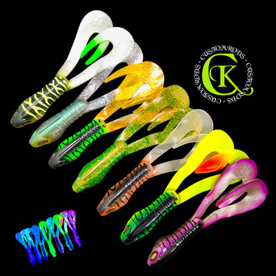 IRON CLAW Turbo X-Tail Shad Swimbait Pike Collector Wobbler Gummifisch Raubfisch