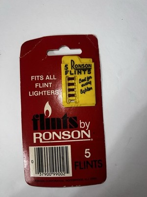 Ronson Flints. One Missing.