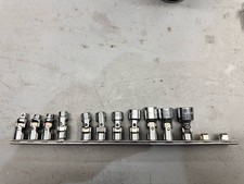 Sk Tools Usa 14 Drive 6pt Metric Shallow Swivel Socket Set 10 Piece Plus