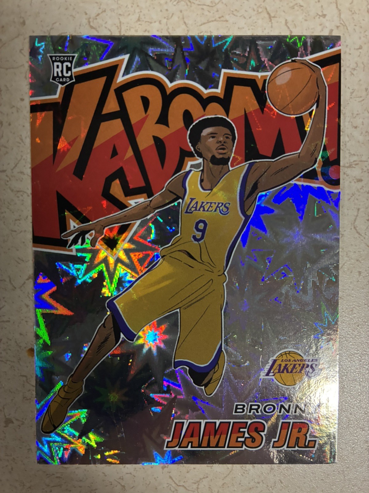 2024-25 Panini Revolution - Bronny James Jr. - #25 Rookie Card - Kaboom 