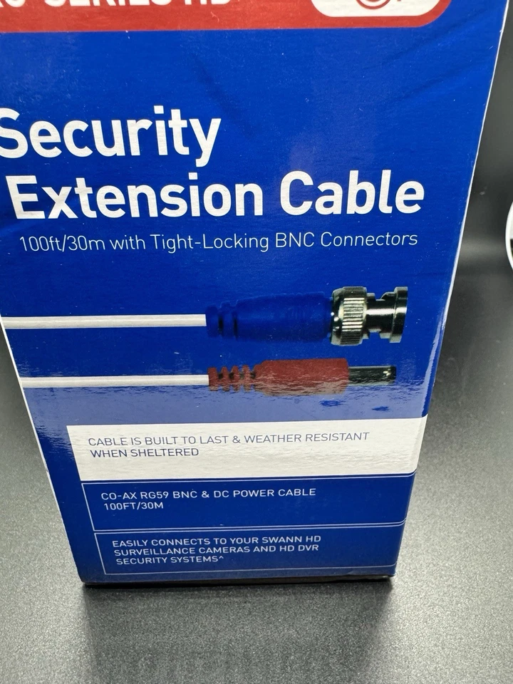 Swann PRO-SERIES HD Security Extension Cable 100ft/30m Tight Locking BNC Connect - Image 3 of 4