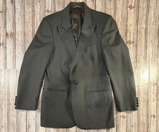 Christian Dior Monsieur Satin Lapel Tuxedo Jacket size 38 color black Vintage
