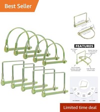 Versatile 10-piece Gold Trailer Hitch Pin Set - 14 X 2-34 Rust Resistant