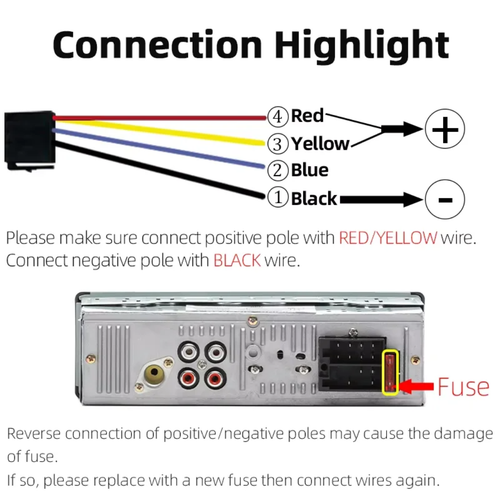 1 DIN Autoradio MP3 Player Oldtimer Retro Audio Stereo Support FM AUX EQ USB  - Bild 10 von 16