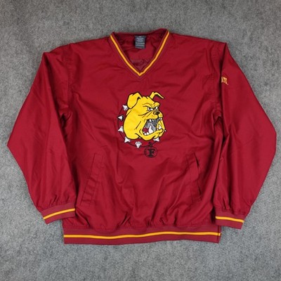 Vintage Ferris State Bulldogs Jacket Mens Medium University Big Rapids Michigan