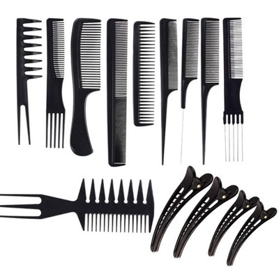 Haarstyling Kämme Set Haarklammern Friseur Kamm Zubehör
