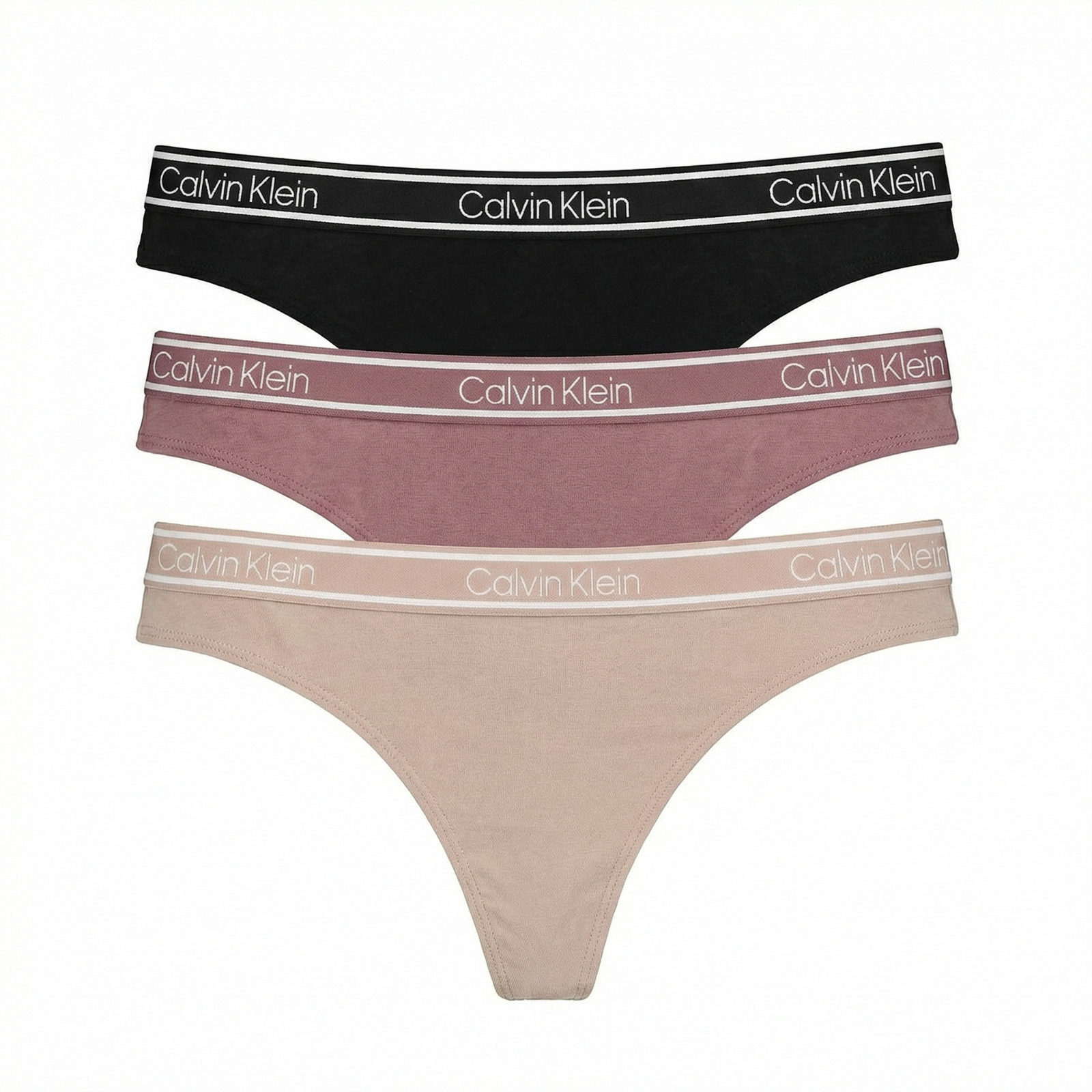 Calvin Klein Women's Bamboo Comfort 3 Pack Thong Size XL