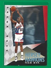 1992-93 Upper Deck MVP Holograms - Hersey Hawkins #20 Philadelphia 76ers 
