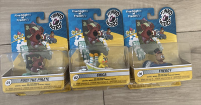FUNKO RACERS 3 FIVE NIGHTS AT FREDDY'S DIE CAST VEHICLE Chica Fox The Pirate Lot
