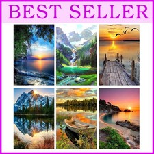 Oil Paint by Numbers for Beginners - Home Wall Decor 12x16"