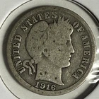 1916-P Barber Dime - (12-8)