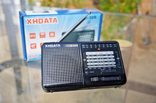 XHDATA D-328 Portable Shortwave Radio FM AM SW + TF Card MP3. In box