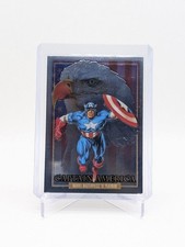 2024 Marvel Masterpieces #16 Captain America 92' Platinum Base BC0226