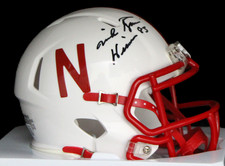 Mike Rozier Nebraska Cornhuskers Signed Mini Helmet  