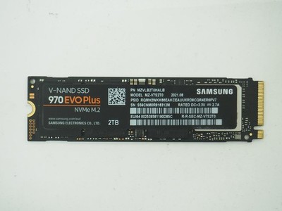 Samsung 970 EVO Plus 2TB M.2 NVMe V-NAND SSD Solid State Drive Tested, Wiped