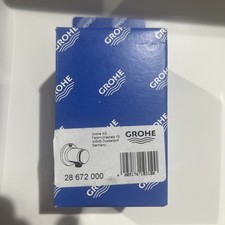 Grohe 28 672 000 Chrome Wall Supply Elbow With 1/2" Threaded Connection 28672000