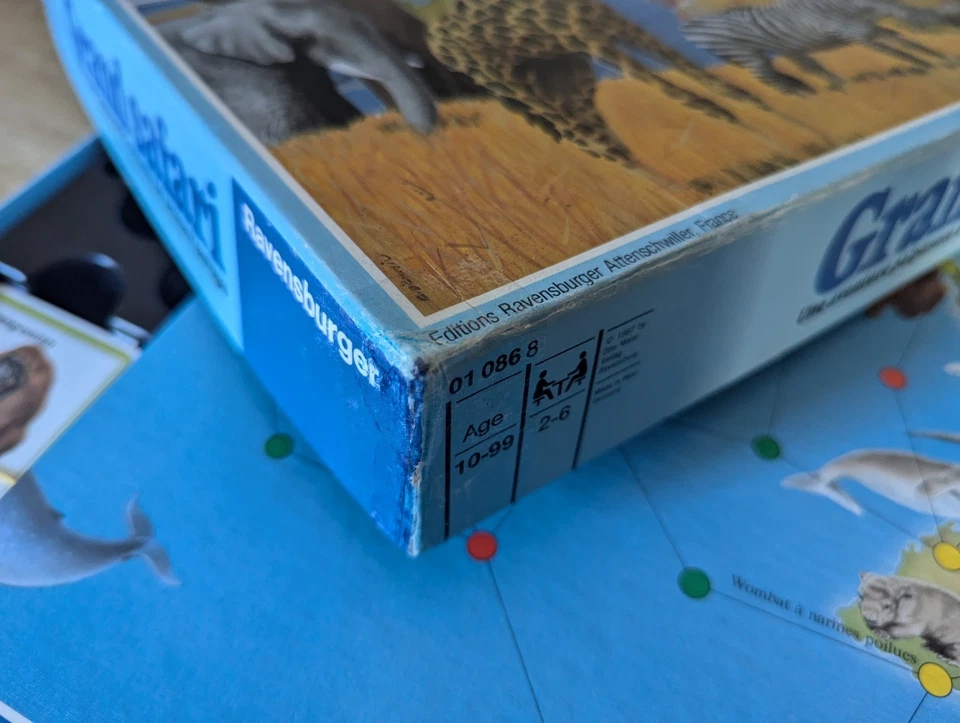 Grand Safari de 2 à 6 joueurs - Ravensburger 1987 - Occasion BE - Photo 4/4