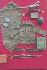 1964 Vintage GIJOE Action Soldier Sleeping Bag  & Accessories-Real Nice !!