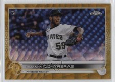 2022 Topps Chrome Gold Wave Refractor 31/50 Roansy Contreras #53 2a9