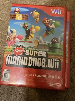 Authentic & Tested New Super Mario Bros. Wii (Nintendo Wii, 2009), Cib, Read