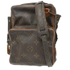 LOUIS VUITTON Mini Amazon Shoulder Bag Monogram Leather Brown M45238 01SA044