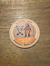 Haleakala Dairy Brand X "Milk Cap Cover"