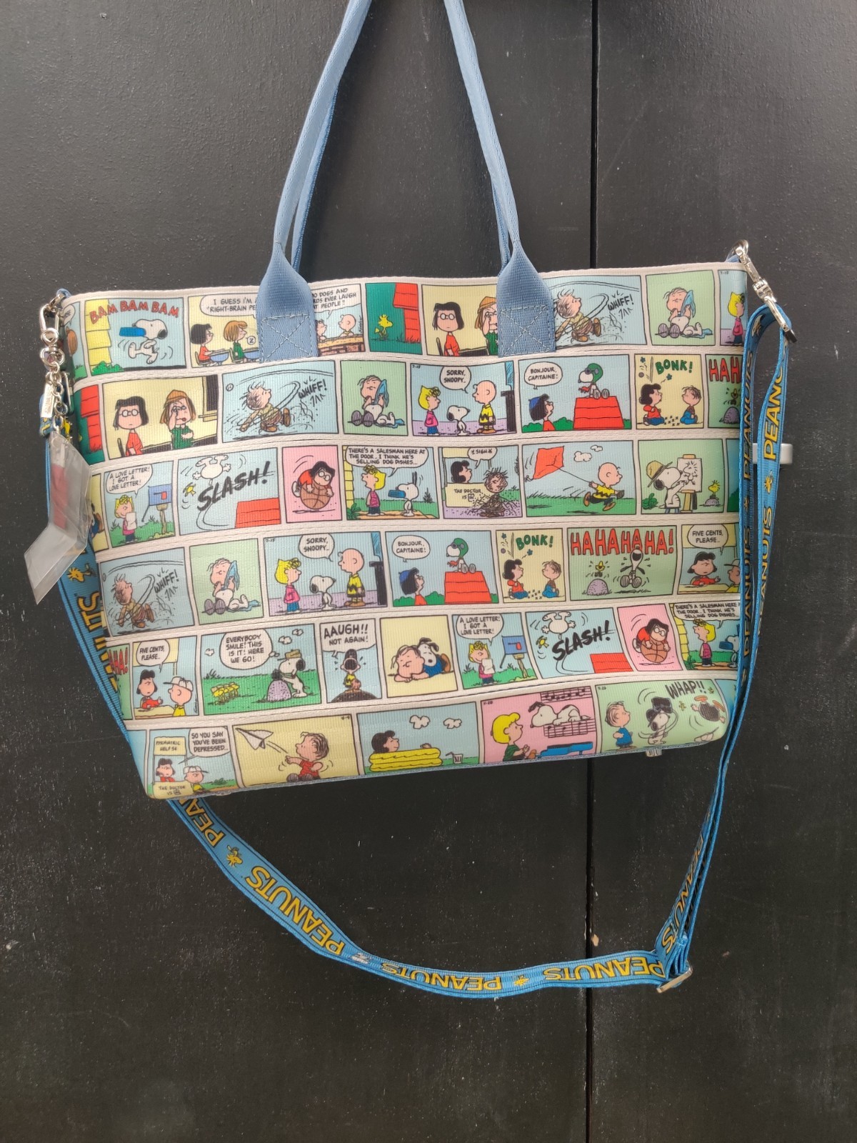 Harveys Peanuts Medium Streamline Tote Bag BRAND NEW!