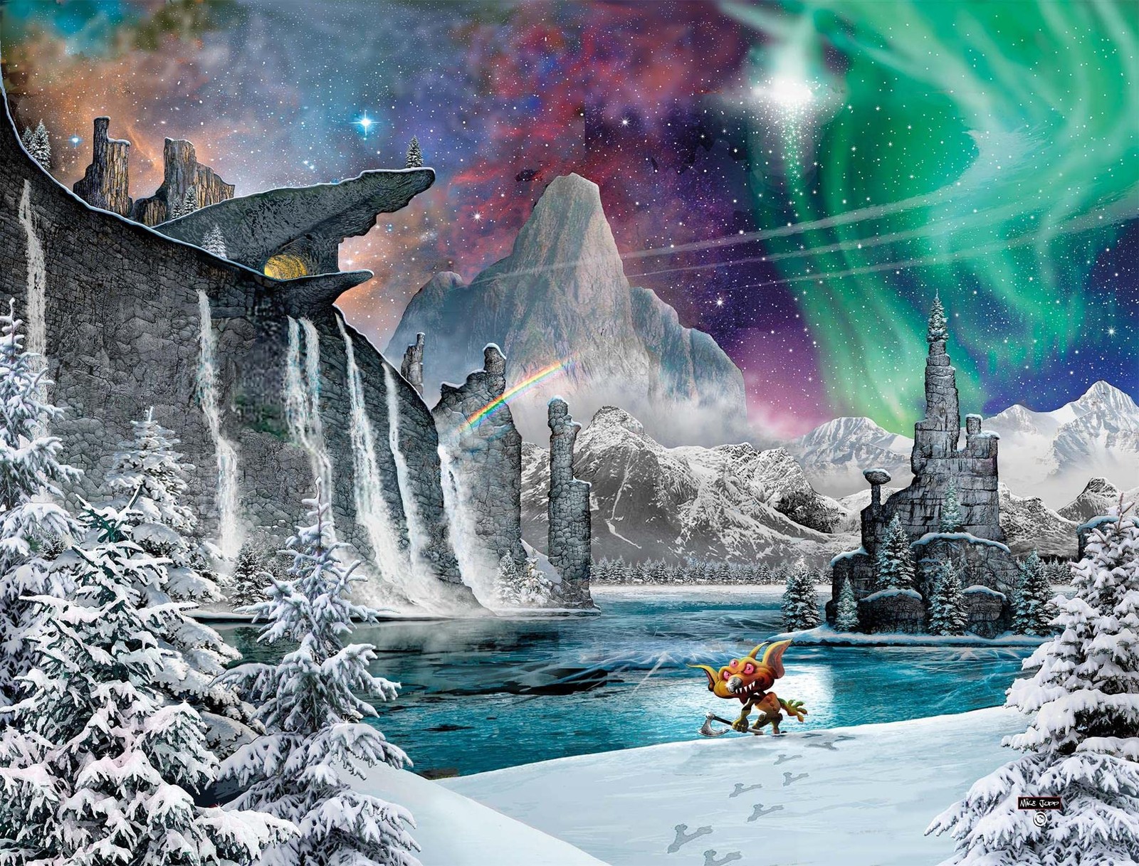 Пазлы для взрослых - Логово Гримнитца - Mike Jupp собрал пазл из 1000 деталей