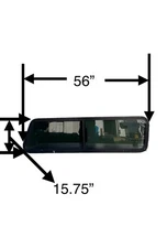 Truck Cap Topper Sliding Side Window Replacement Seal ARE 15”x56”