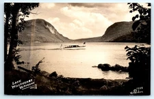 POSTCARD RPPC Mountain Maid Lake Willoughby Westmore Vermont Richardson 1355