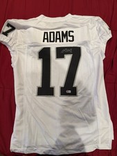 Davante Adams Autographed Custom Las Vegas Raiders Jersey Beckett COA
