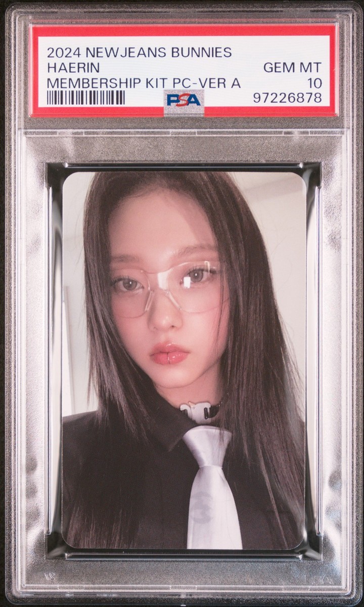 2024 NEWJEANS BUNNIES MEMBERSHIP KIT PHOTOCARDS VERSION A HAERIN