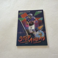 2025 Panini Score Step Ahead Justin Jefferson #SA-JJN